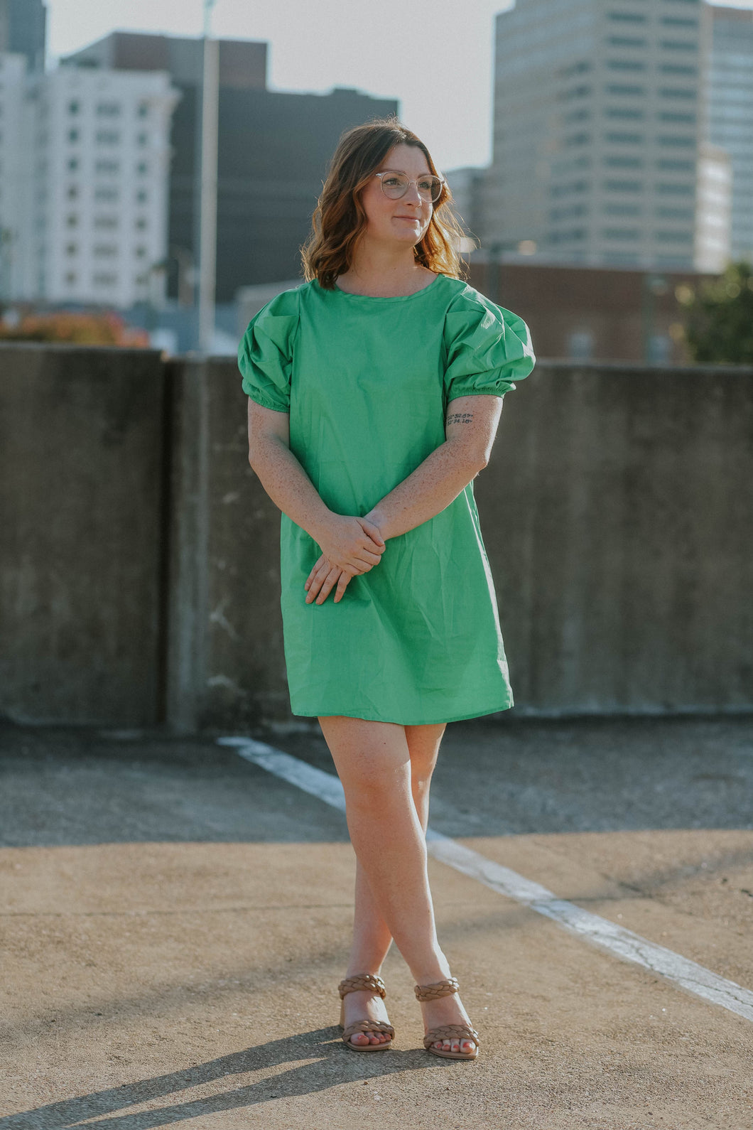 KELLY GREEN DRESS